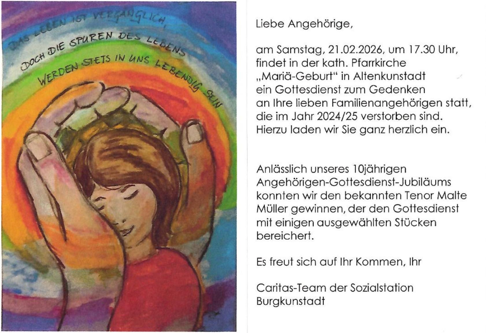 Angehörigen-Gottesdienst
