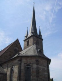 Blick vom Friedhof