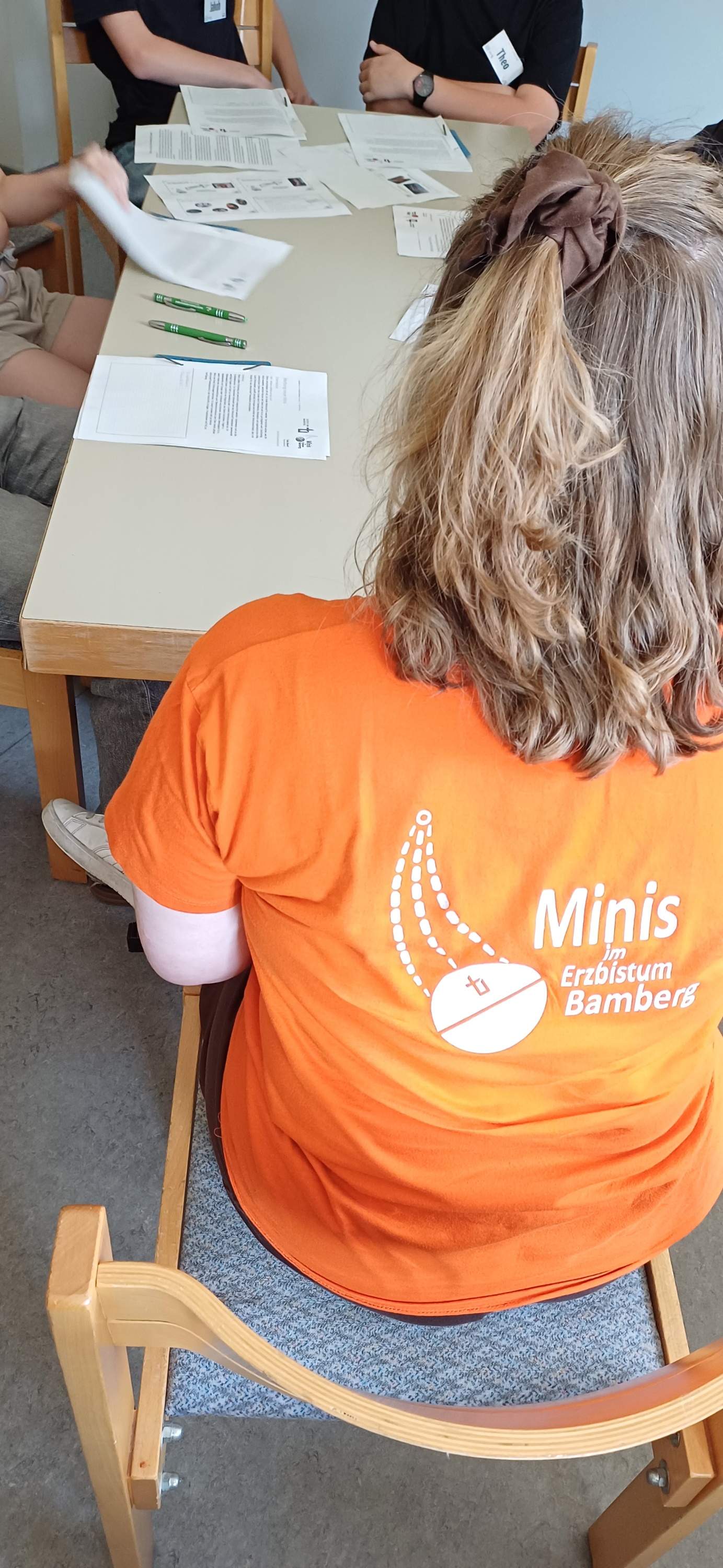 Crash-Kurs für Oberminis, Rückenansicht